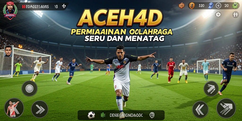 Tampilan gameplay menegangkan dalam <strong>ACEH4D</strong> yang menampilkan aksi olahraga.