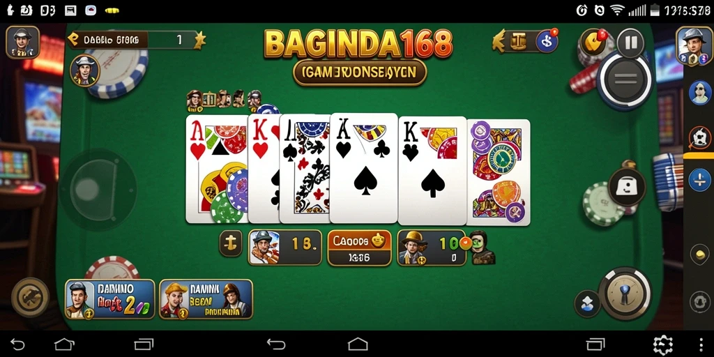 Tampilan menarik dari gameplay Domino di BAGINDA168.