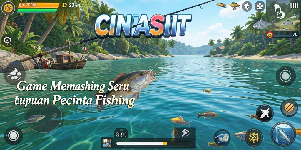 Tangkapan ikan yang mengesankan dalam gameplay CINASIPIT.