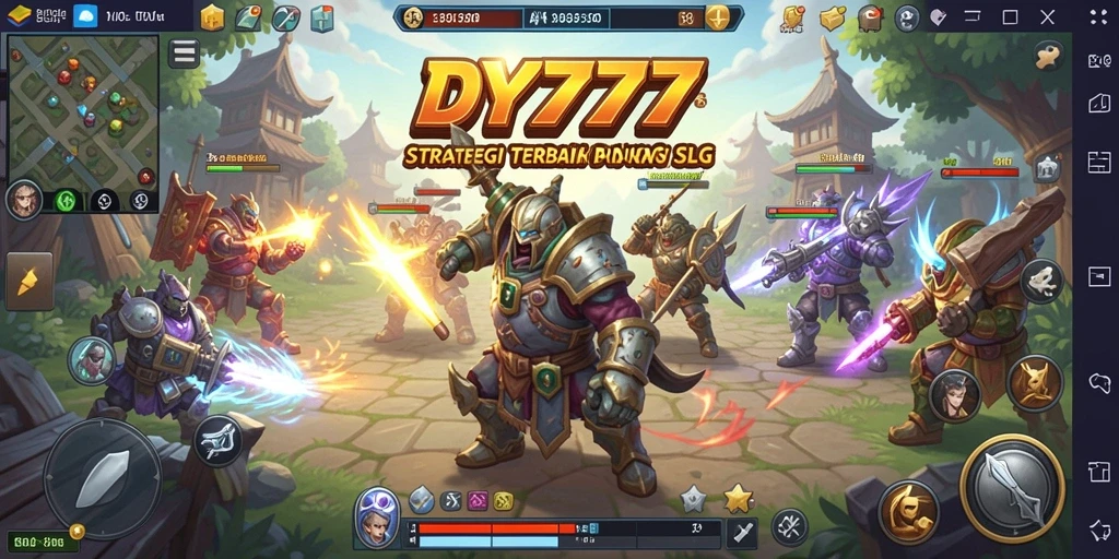 Tampilan menakjubkan dari gameplay DY777 yang menampilkan strategi dan taktik.