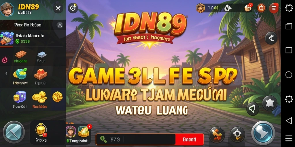 Tampilan gameplay IDN89 yang menarik dan interaktif dengan karakter unik.