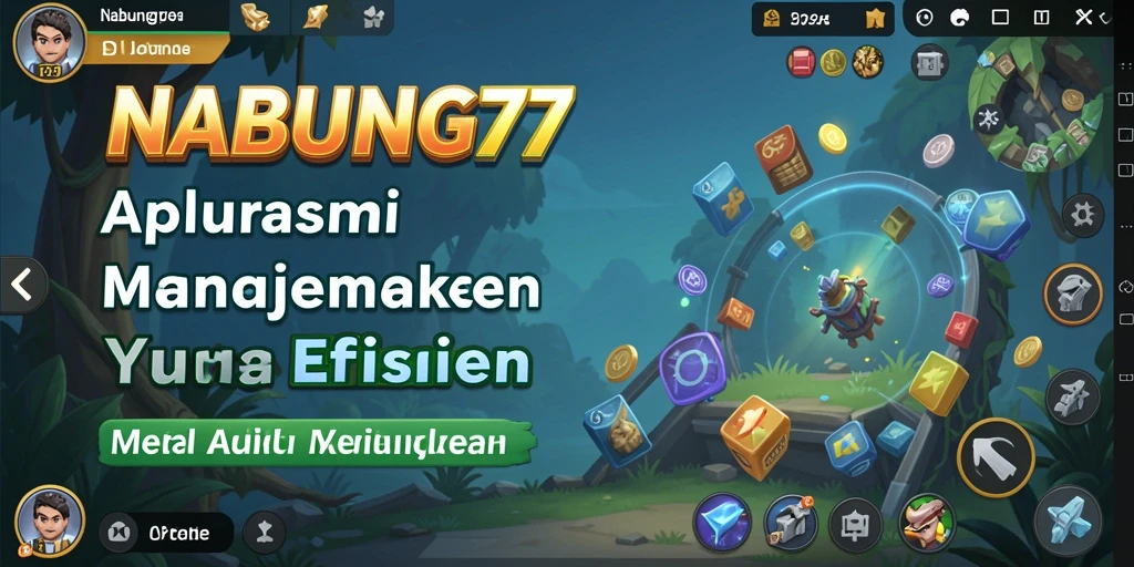 Tampilan antarmuka utama NABUNG77 yang intuitif dan menarik.