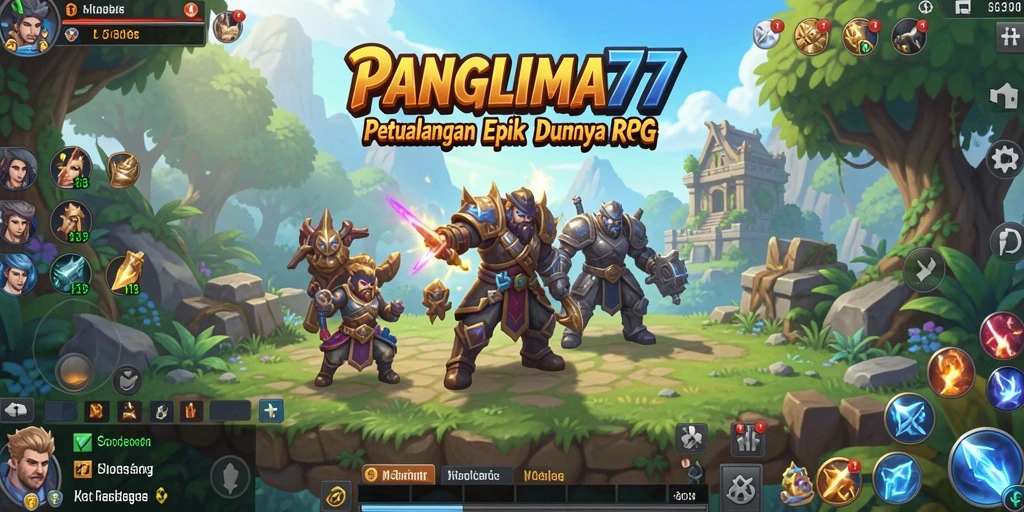 Gameplay epik RPG dengan grafis memukau di PANGLIMA77.