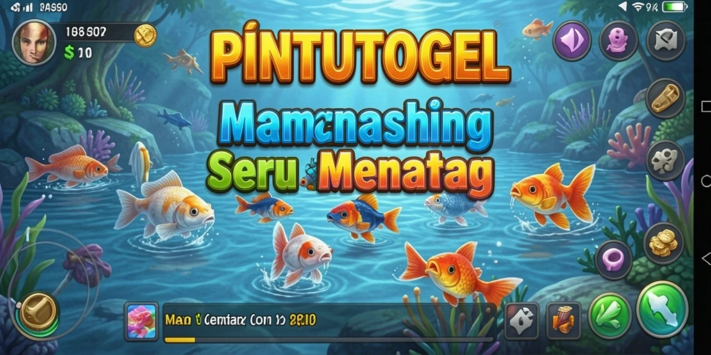 Tampilan menawan dari gameplay memancing di PINTUTOGEL.