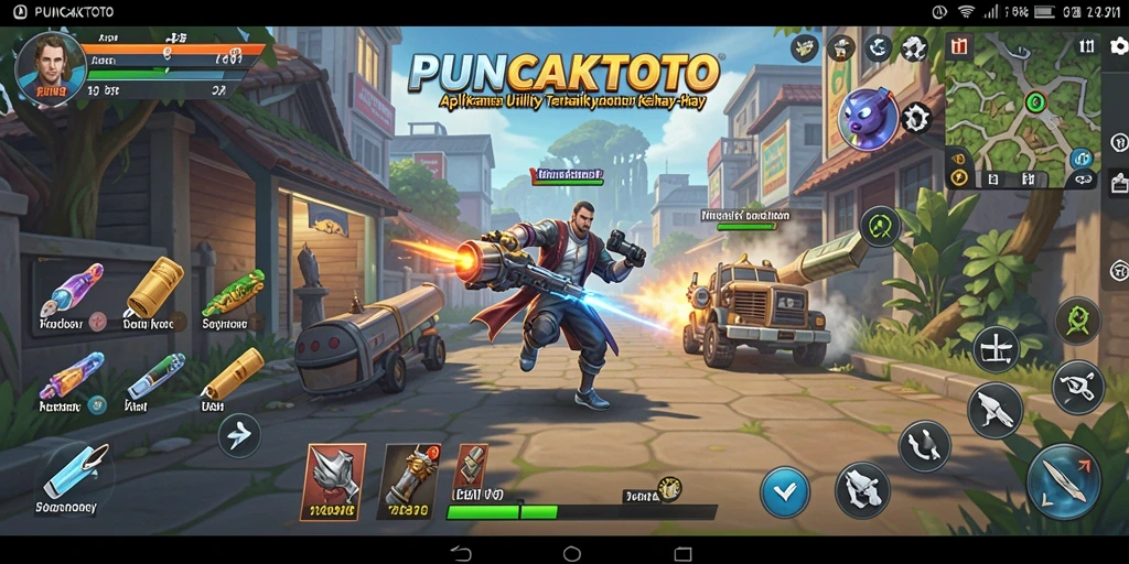 Tampilan utama PUNCAKTOTO menampilkan fitur utility yang lengkap.