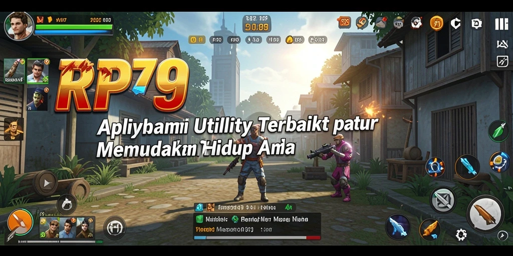 Tampilan utama RP79 menampilkan fitur-fitur canggih untuk pengaturan tugas.