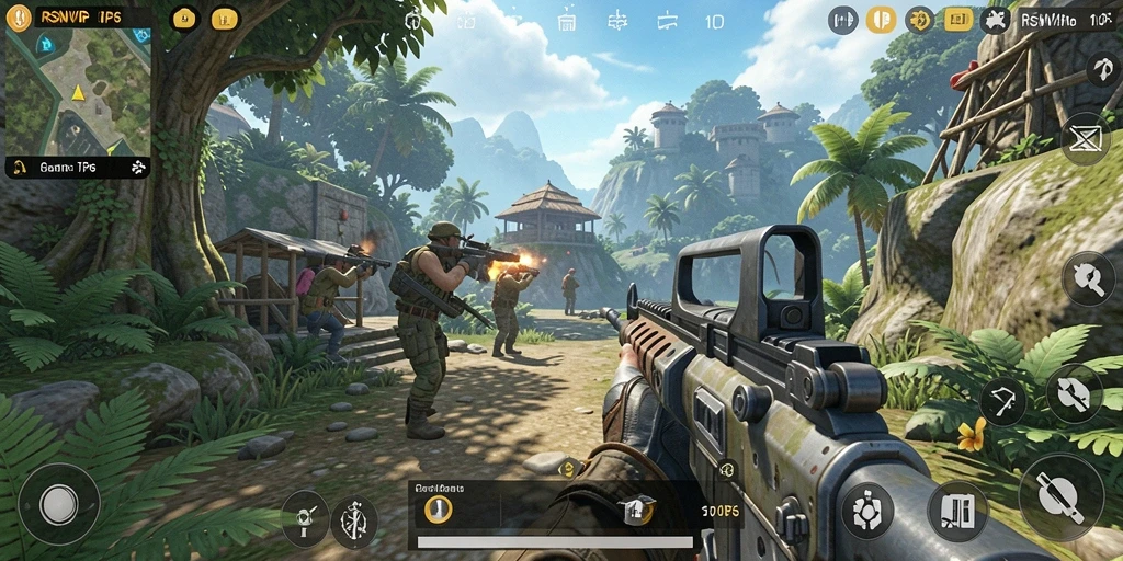 Tampilan penuh aksi dalam gameplay RSNVIP6 yang mendebarkan.